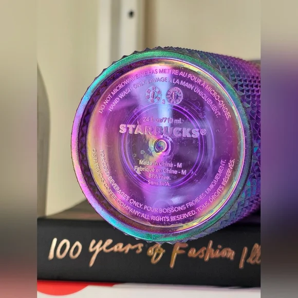 Starbucks Purple Oil Slick Studded Tumbler 2022 - Picture 3 of 3